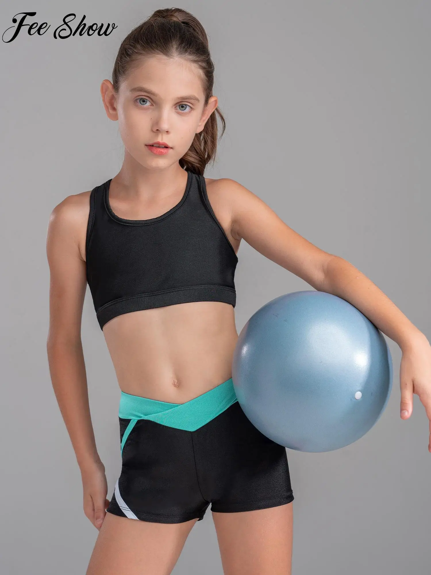 Girls Sports Suit Running Workout Gym Yoga Clothes Sleeveless U Neck Crop Top with Low Waist Elastic Side Striped Shorts Outfits
Girls Sports Suit Running Workout Gym Yoga Clothes Sleeveless U Neck Crop Top with Low Waist Elastic Side Striped Shorts Outfits