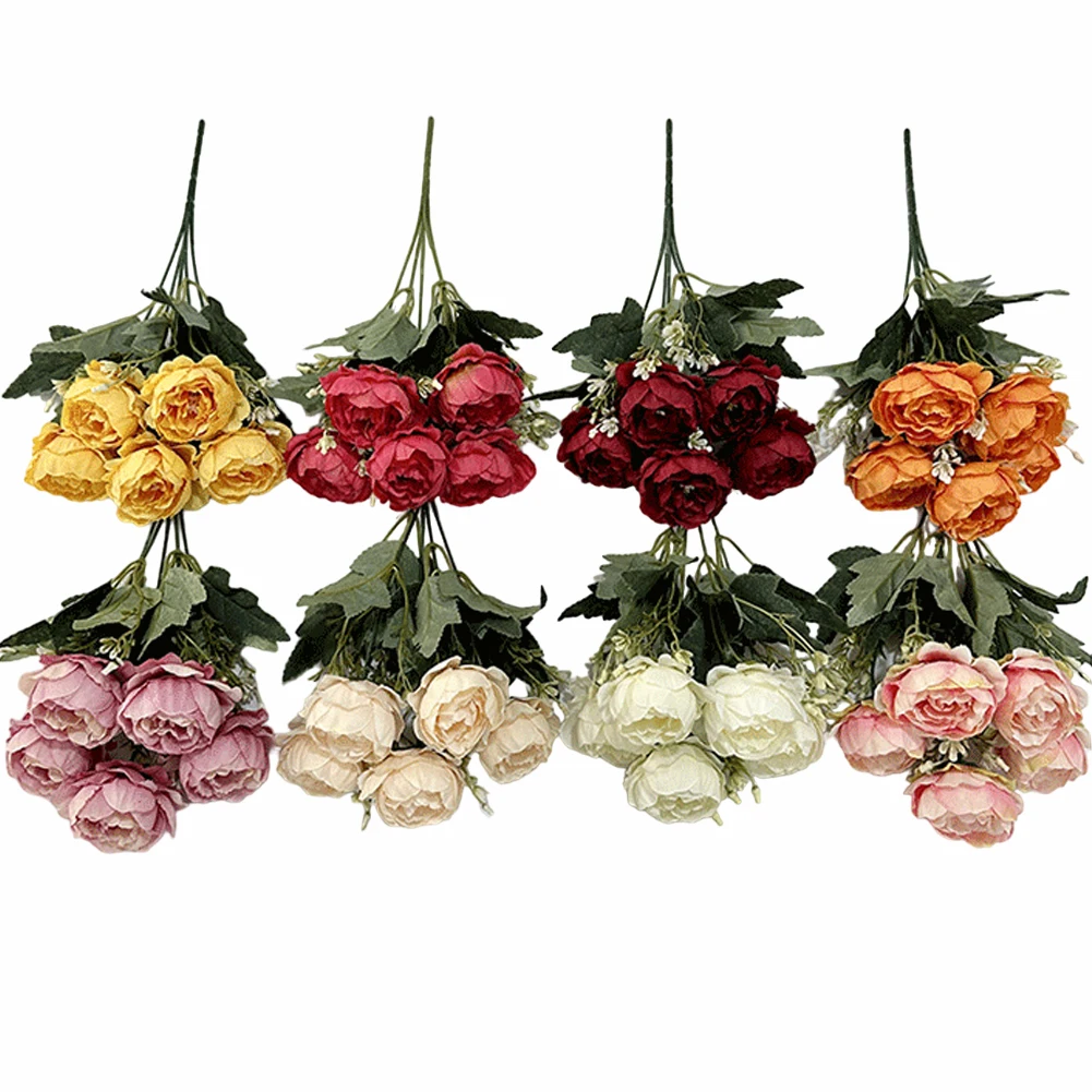 1PC Artificial Peonies Silk Flowers Bouquet For Wedding And For Home Decor Vibrant Colors Pink/Red/Orange/Purple
1PC Artificial Peonies Silk Flowers Bouquet For Wedding And For Home Decor Vibrant Colors Pink/Red/Orange/Purple