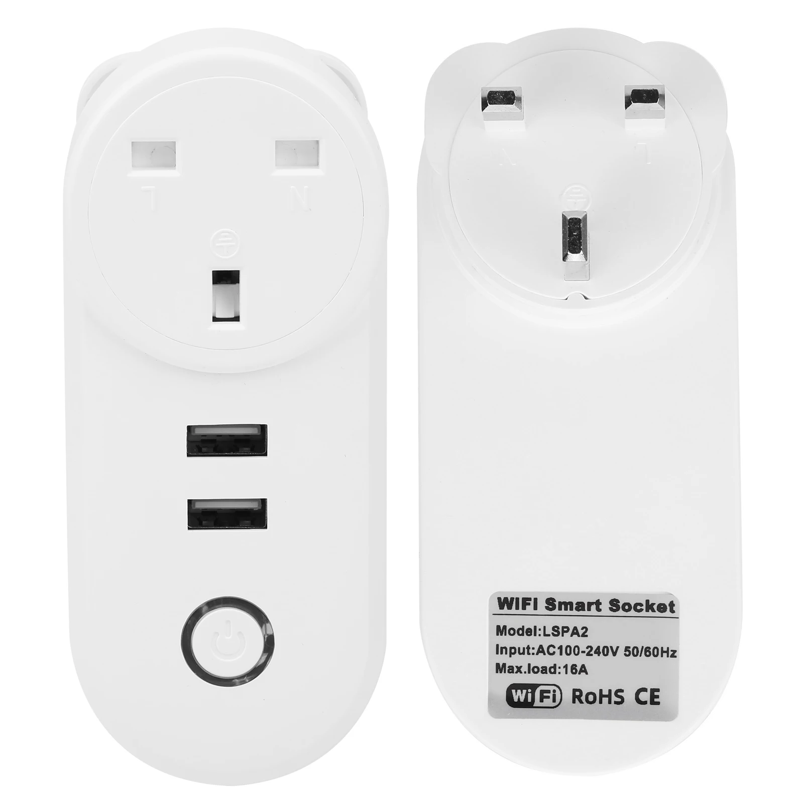 Remote Control Smart Socket WiFi Smart Plug Power Socket Wireless Timer Remote Control LSPA2 WiFi Smart Plug Wireless Smart Plug