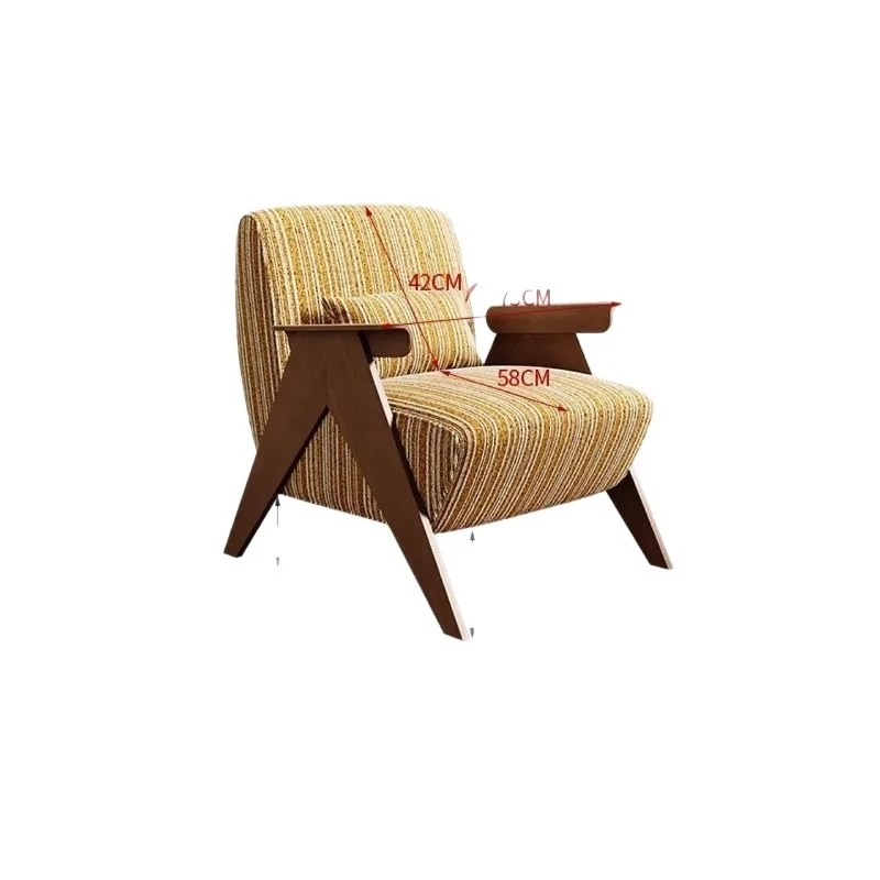 Designer fabric sofa chair, American retro leisure chair, living room single chair, medieval Chandigarh armchair
Designer fabric sofa chair, American retro leisure chair, living room single chair, medieval Chandigarh armchair