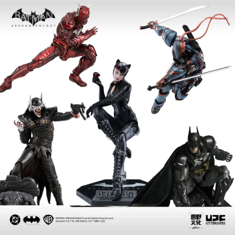 Upfinegures DC Arkham Knight Catwoman 1/12 Movable Action Figure Red Death Deathstroke Laughs Batman Collectible Model Toy Gift
Upfinegures DC Arkham Knight Catwoman 1/12 Movable Action Figure Red Death Deathstroke Laughs Batman Collectible Model Toy Gift
