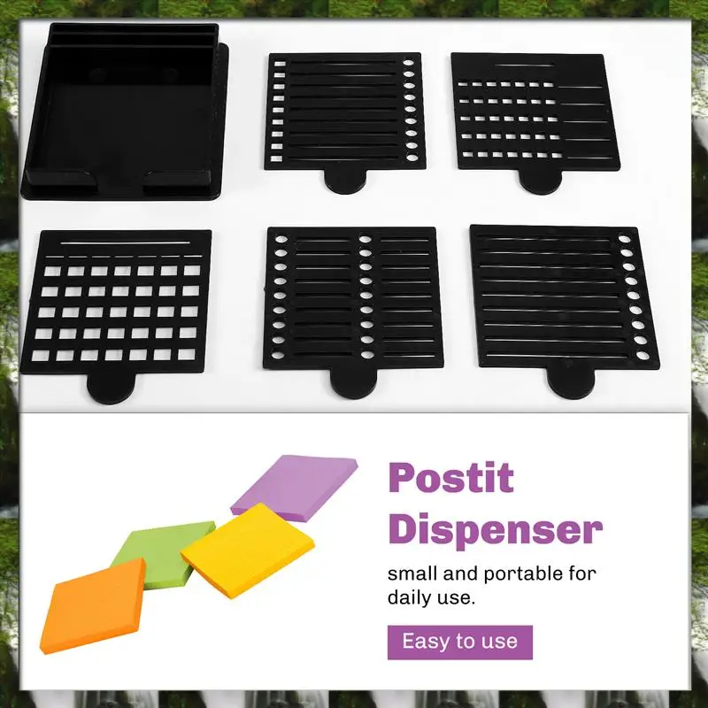 The New Innovative Dispenser With 3X3 Inch Sticky Note Stencil And Template, Notepad Holder Clip Included
The New Innovative Dispenser With 3X3 Inch Sticky Note Stencil And Template, Notepad Holder Clip Included