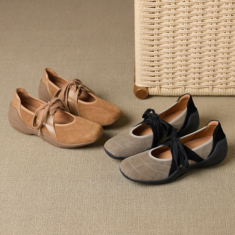 AIYUQI 2026 women's loafers shoe Anti-slip lace-up comfortable women Mary Jane Spring and autumn breathable formal female shoes
AIYUQI 2026 women's loafers shoe Anti-slip lace-up comfortable women Mary Jane Spring and autumn breathable formal female shoes