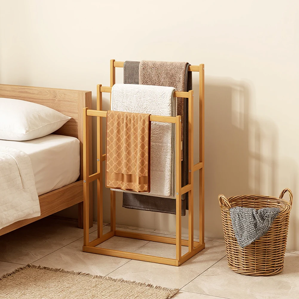 Wood Vertical Towel Rack with 3 Hanging Crossbars for Bathroom Dorm Bedroom (40)
Wood Vertical Towel Rack with 3 Hanging Crossbars for Bathroom Dorm Bedroom (40)