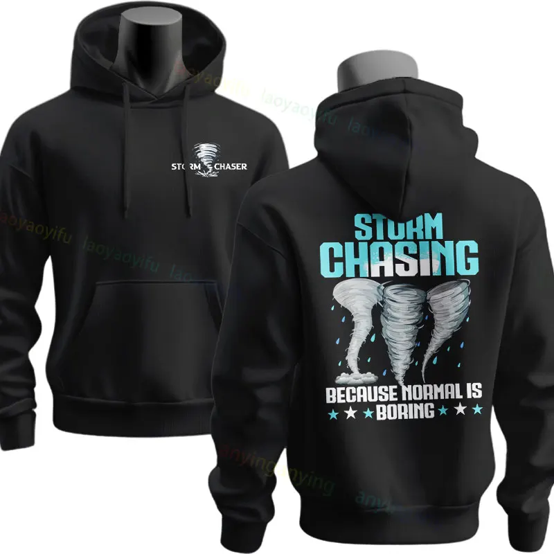 Men's Funny "Storm Chasing Because Normal Is Boring" Tornado Graphic Hoodies Casual Streetwear Long Sleeve Pullover Hoodie
Men's Funny "Storm Chasing Because Normal Is Boring" Tornado Graphic Hoodies Casual Streetwear Long Sleeve Pullover Hoodie