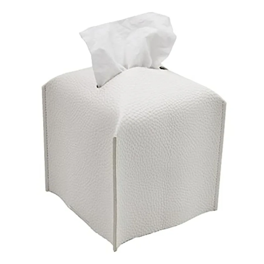 Tissue Box Cover, Square Decorative PU Leather Tissue Box Holder Modern Tissue Case Facial Paper Organizer Dispenser for Bathro
Tissue Box Cover, Square Decorative PU Leather Tissue Box Holder Modern Tissue Case Facial Paper Organizer Dispenser for Bathro