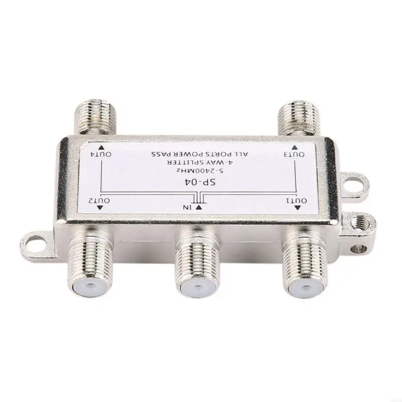 G8TA 5-2400MHz 4 Way for HD Digital Coax Cable Splitter 4 Channel Satellite/Antenna T
G8TA 5-2400MHz 4 Way for HD Digital Coax Cable Splitter 4 Channel Satellite/Antenna T