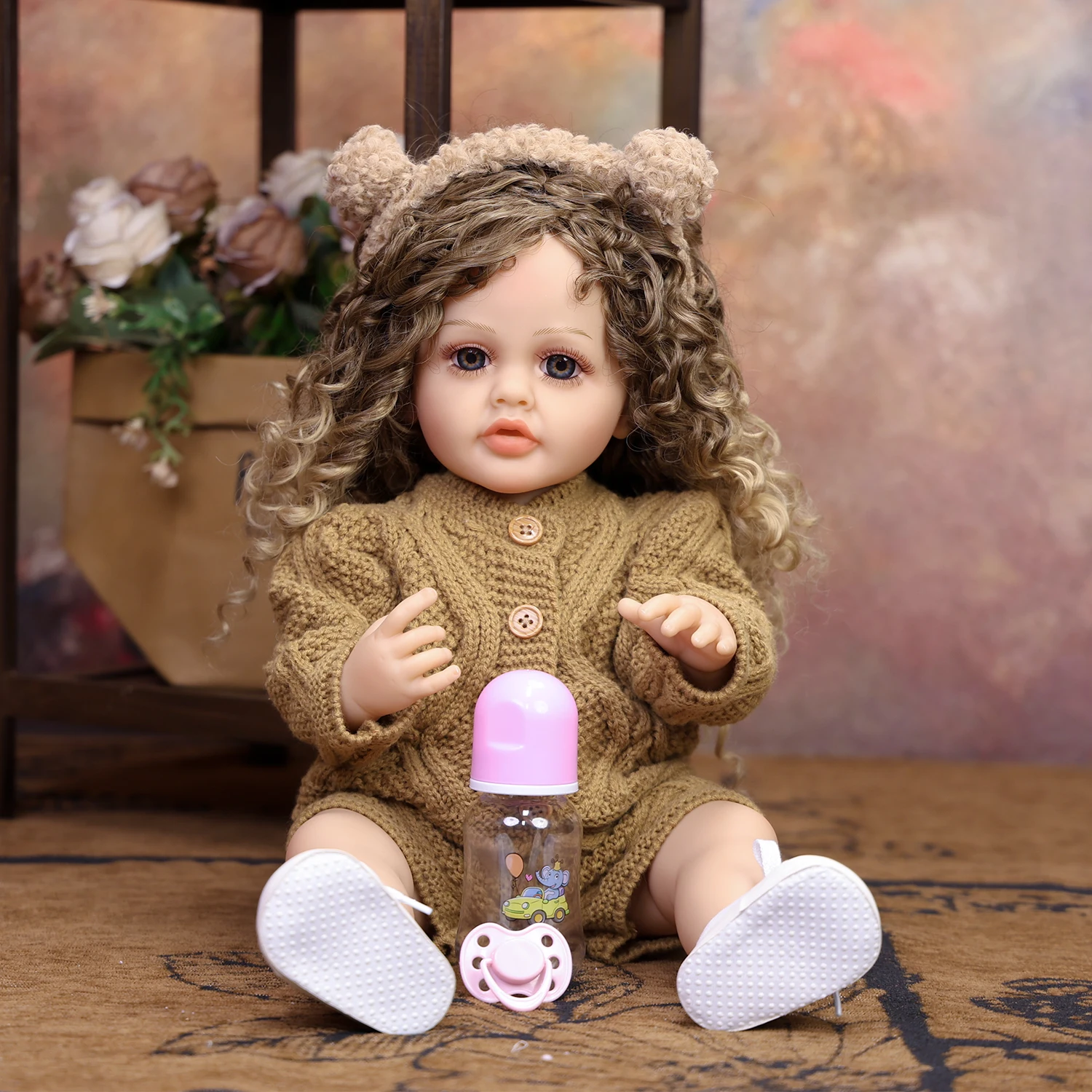 KEIUMI 22inch/55cm Newborn Baby Doll Reborn Soft Reborn Baby Doll 3D Skin Handmade Fashion Doll Christmas Gift
KEIUMI 22inch/55cm Newborn Baby Doll Reborn Soft Reborn Baby Doll 3D Skin Handmade Fashion Doll Christmas Gift