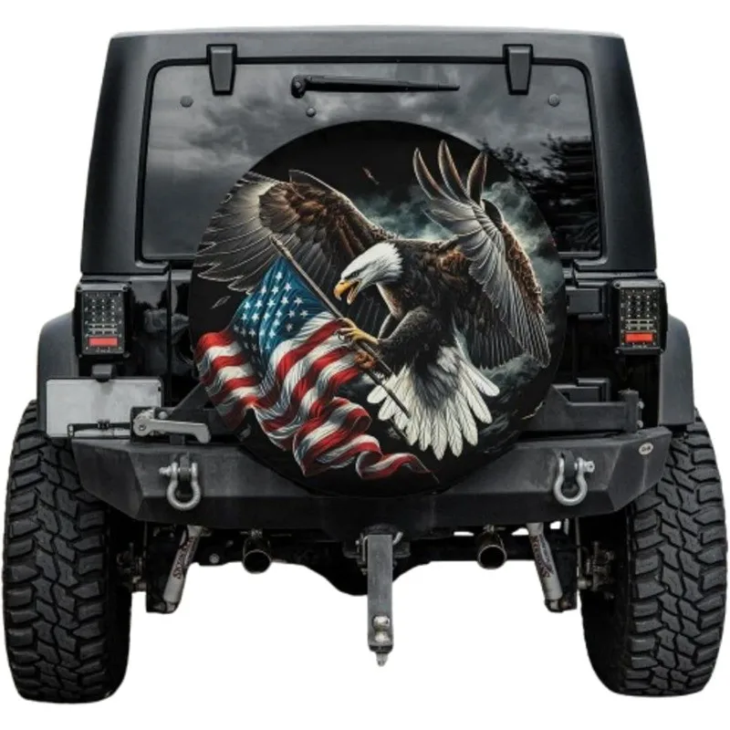 Bald Eagle American Flag Spare Tire Cover Waterproof Durable Protector for SUV Truck
Bald Eagle American Flag Spare Tire Cover Waterproof Durable Protector for SUV Truck
