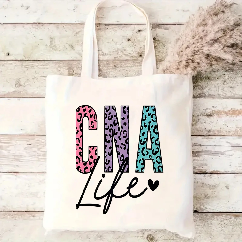 CNA Life Leopard Print Canvas Tote Bag Funny Print Handbag For Certified Nursing Assistant Daily Casual Use All Occasions
CNA Life Leopard Print Canvas Tote Bag Funny Print Handbag For Certified Nursing Assistant Daily Casual Use All Occasions