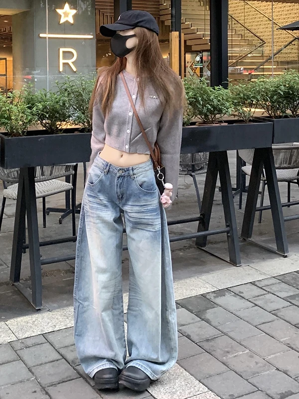 Джинсы женские в американском ретро-стиле, с низкой посадкой, свободные, прямые, в пол, модель «Скиннер», осенние, новинка, стильные женские джинсы
Джинсы женские в американском ретро-стиле, с низкой посадкой, свободные, прямые, в пол, модель «Скиннер», осенние, новинка, стильные женские джинсы