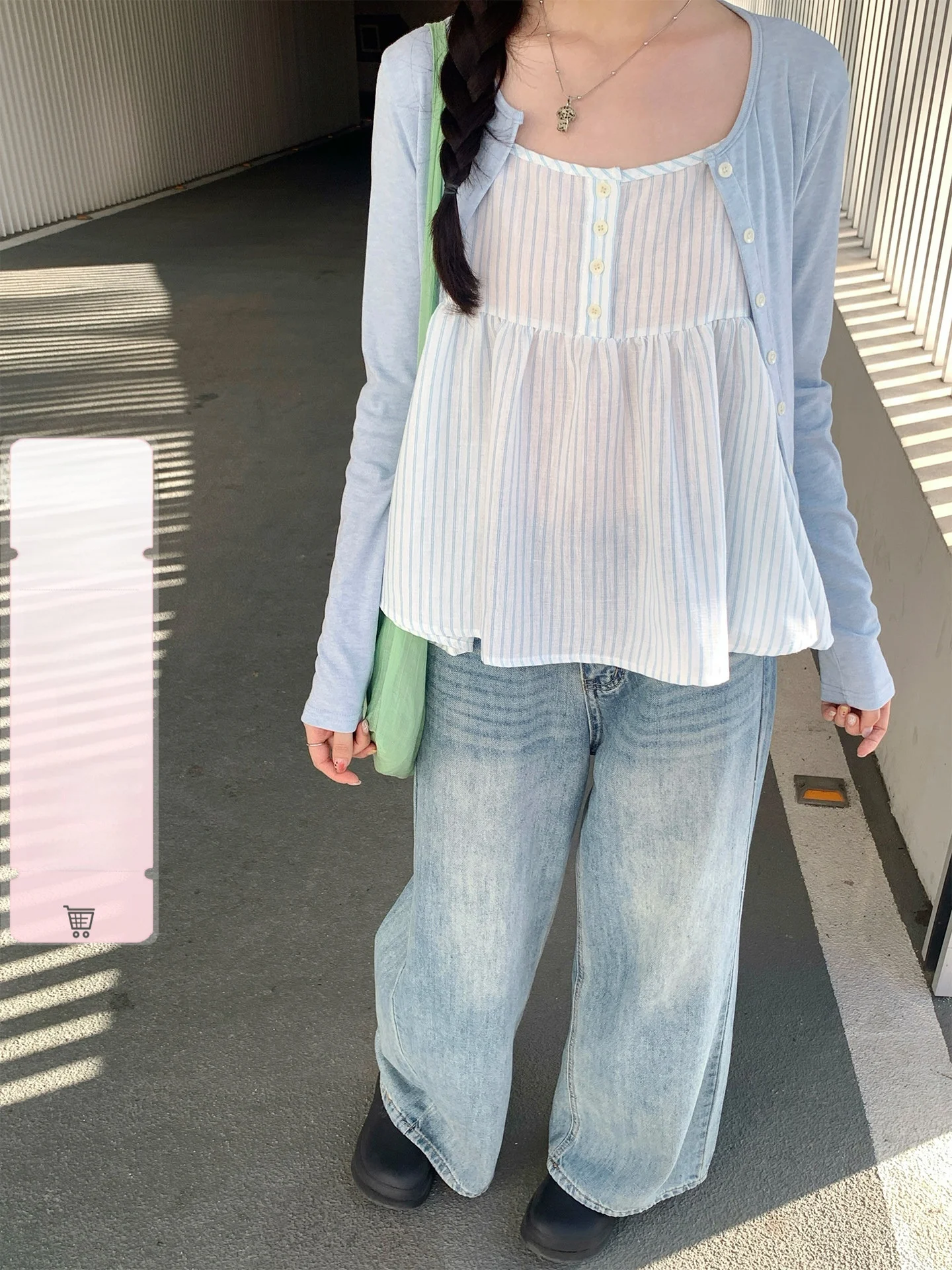 Holli Korean Sle Striped Svel Cardigan Pure Color Single Button Spring New Arrival Women's Knittedwear Two-Piece Set
Holli Korean Sle Striped Svel Cardigan Pure Color Single Button Spring New Arrival Women's Knittedwear Two-Piece Set