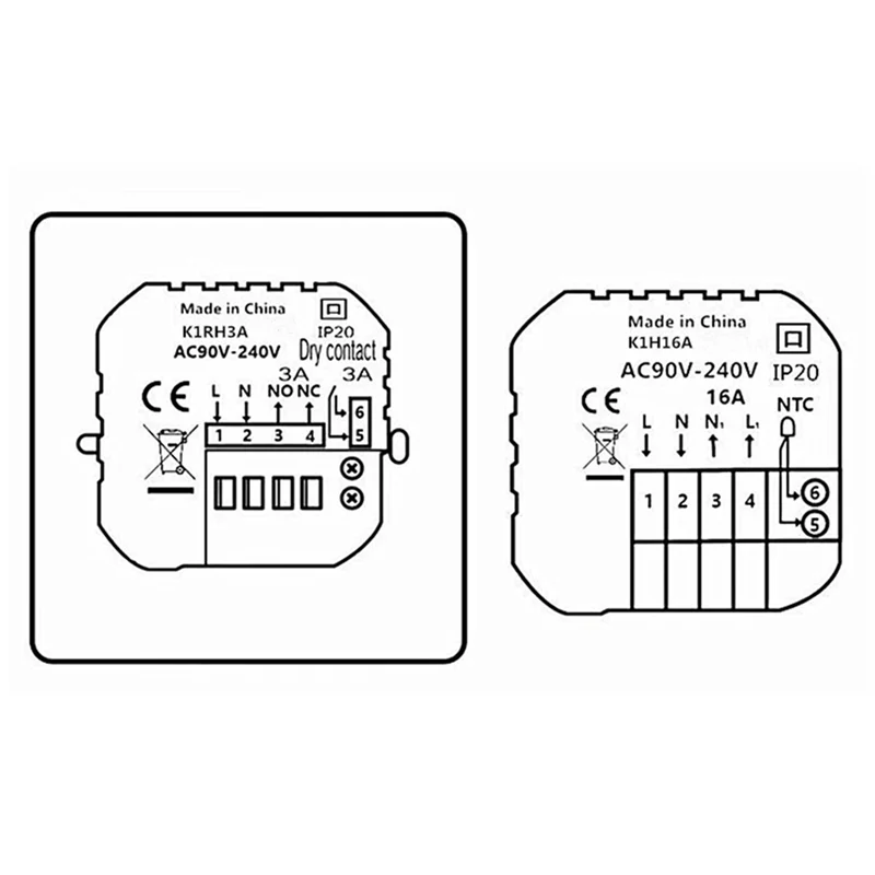 AT44-AC95V-240V Electric Floor Heating Thermostat House Room Thermostat Temperature Controller Digital LCD Display
AT44-AC95V-240V Electric Floor Heating Thermostat House Room Thermostat Temperature Controller Digital LCD Display