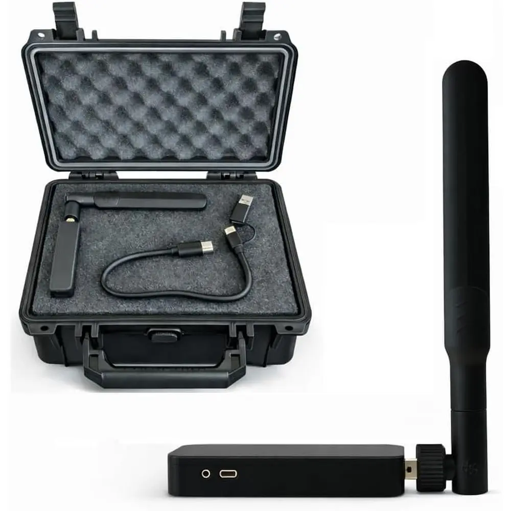 Police Drone Detection & Tracking Kit Handheld Drone Detection Kit- Compact Remote ID Receiver or iOS & Android
Police Drone Detection & Tracking Kit Handheld Drone Detection Kit- Compact Remote ID Receiver or iOS & Android