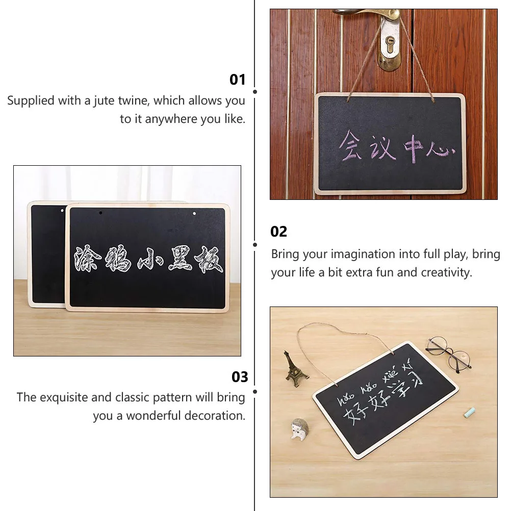 12pcs Small Blackboard Easel Stand Erasable Chalkboards Plaque Hanging Sign Decorative Wooden Poster for Garden Wedding Kids
12pcs Small Blackboard Easel Stand Erasable Chalkboards Plaque Hanging Sign Decorative Wooden Poster for Garden Wedding Kids