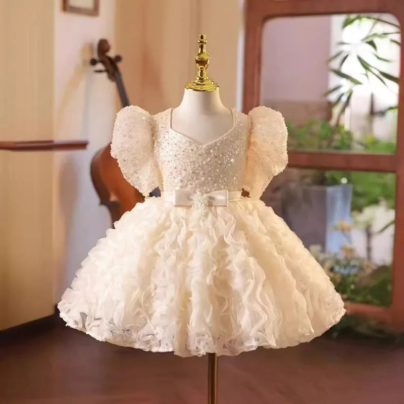 Детское бальное платье, пышное тюлевое платье, платье с цветочным узором для девочек, свадебное платье для детей, вечерние платья для выступлений на день рождения, фортепиано
Детское бальное платье, пышное тюлевое платье, платье с цветочным узором для девочек, свадебное платье для детей, вечерние платья для выступлений на день рождения, фортепиано