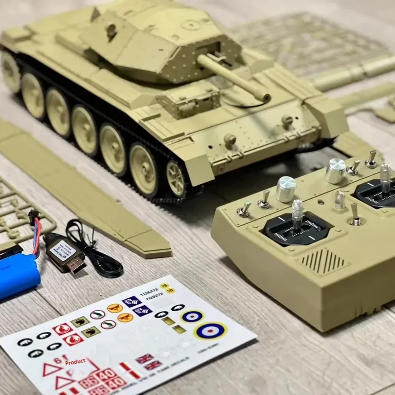 Coolbank 1/16 British Crusader Iii Tank Combat Vehicle Light с дымовой вращающейся башней на 360° ° Игрушка для мальчика с дистанционным управлением
Coolbank 1/16 British Crusader Iii Tank Combat Vehicle Light с дымовой вращающейся башней на 360° ° Игрушка для мальчика с дистанционным управлением