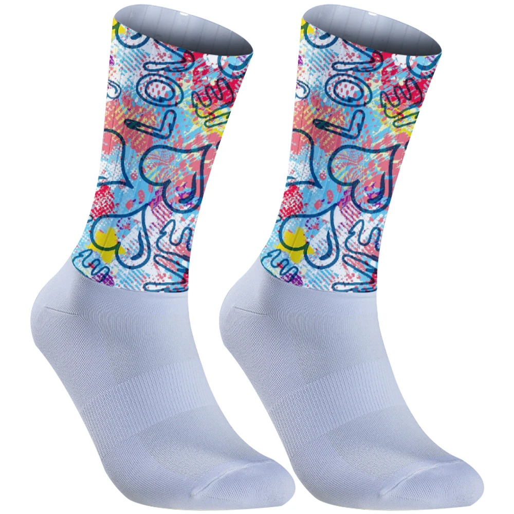 2025 Road Sport Bicycle Socks Graffiti pattern Bike Socks Racing Socks Cycling Comfortable compressprint Socks New
2025 Road Sport Bicycle Socks Graffiti pattern Bike Socks Racing Socks Cycling Comfortable compressprint Socks New