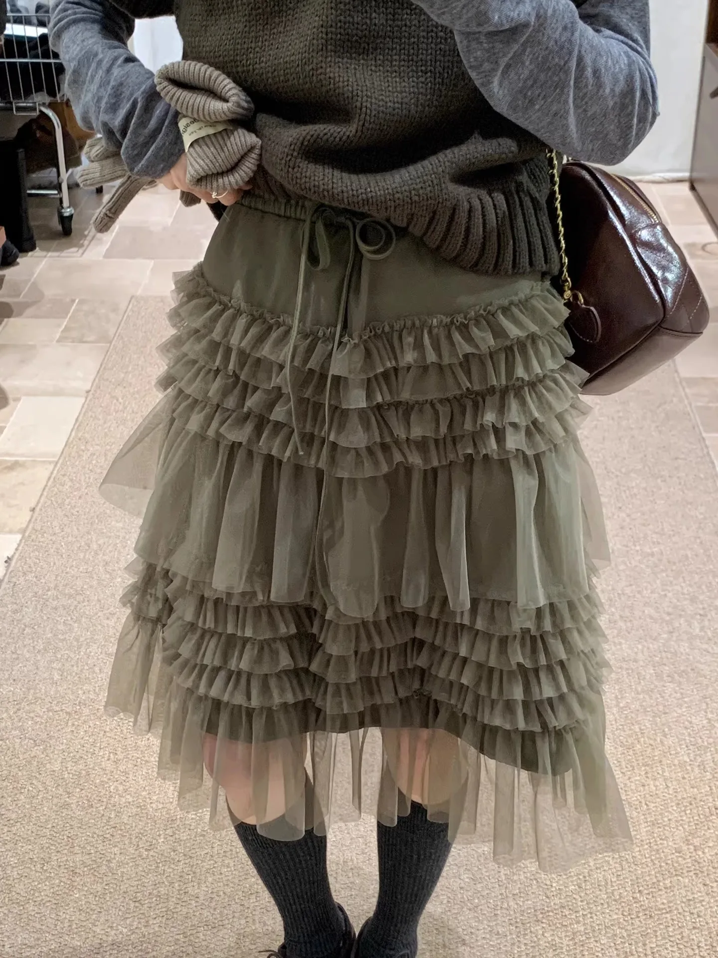 BRIVIN een Lace f Skirt Women's Winter 2025 New Sle Romantic Tied Fairy T Cake Skirt High Waist Casual Sle
BRIVIN een Lace f Skirt Women's Winter 2025 New Sle Romantic Tied Fairy T Cake Skirt High Waist Casual Sle