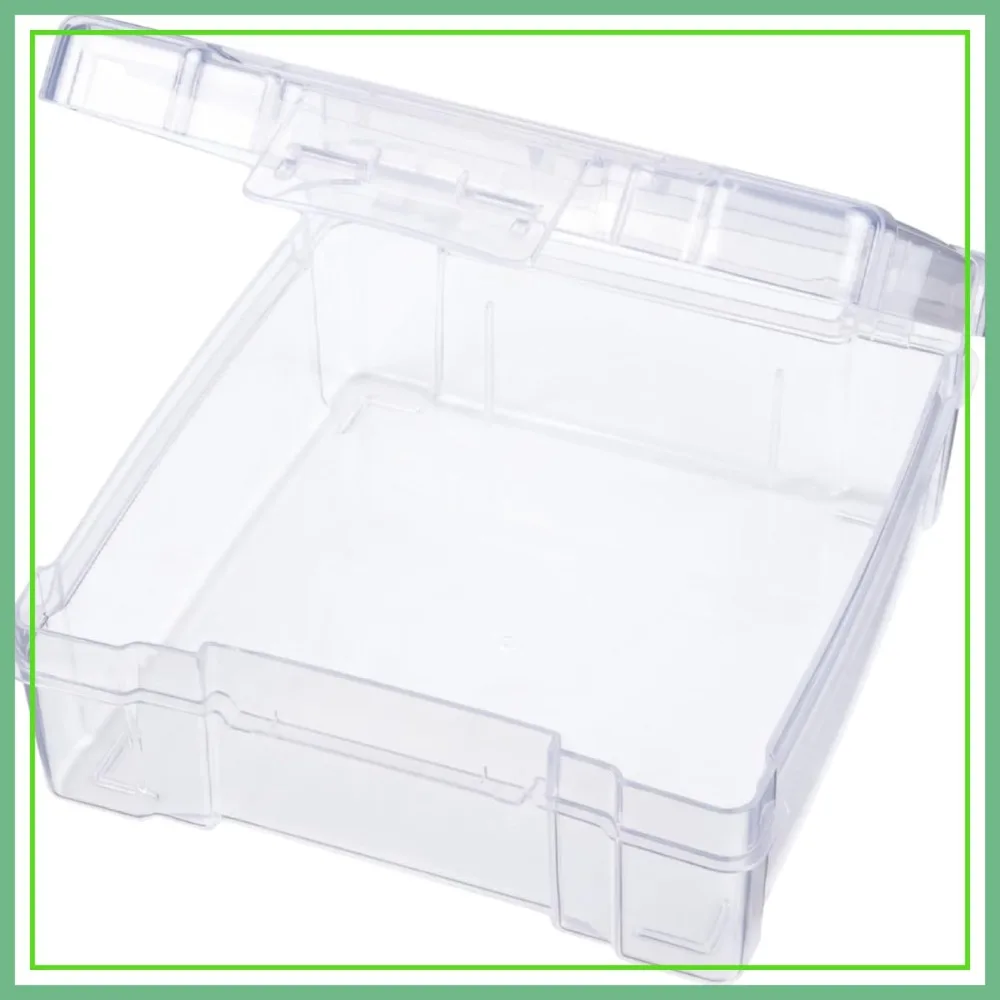 6x6 Clear Plastic Storage Case for Art & Craft Organizer, Stackable Box
6x6 Clear Plastic Storage Case for Art & Craft Organizer, Stackable Box