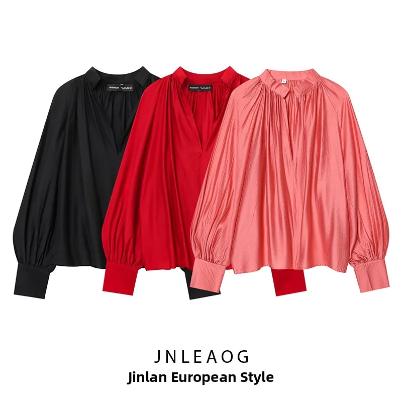 Fashionable Casual Lantern Sleeve Top Women's Clothing Autumn New Style JNLEAOG Polyester Long Sleeve Shirt Loose Fit Regular...
Fashionable Casual Lantern Sleeve Top Women's Clothing Autumn New Style JNLEAOG Polyester Long Sleeve Shirt Loose Fit Regular...