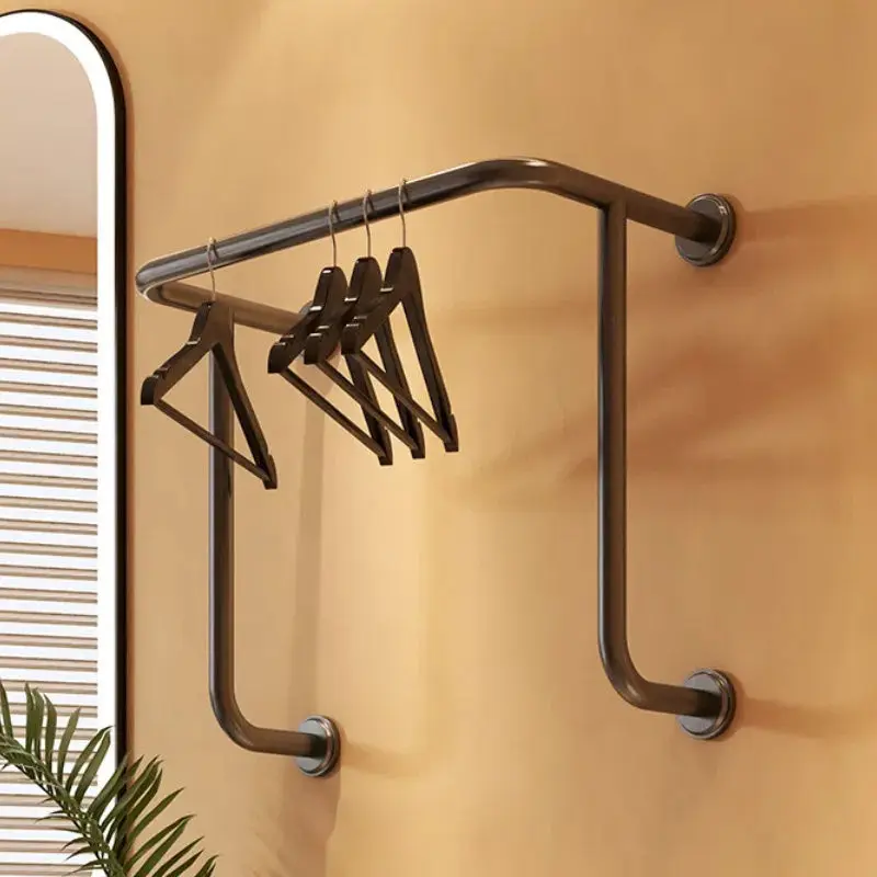 Nordic Aesthetic Coat Racks Wall Corner Modular Metal Clothes Hangers Storage Shelf Multifunctional Coat Hat Rack Furnitures 
Nordic Aesthetic Coat Racks Wall Corner Modular Metal Clothes Hangers Storage Shelf Multifunctional Coat Hat Rack Furnitures