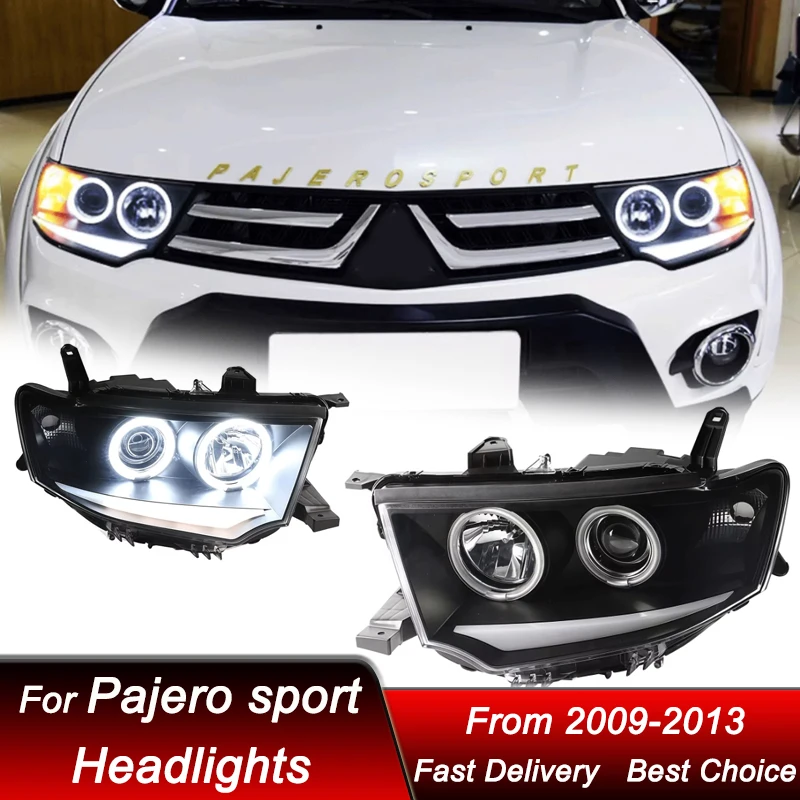 Светодиодные фары для Mitsubishi Pajero Sport 09-13, новый стиль, полный комплект LED-модулей, улучшенные линзы-проекторы, аксессуары для тюнинга.
Светодиодные фары для Mitsubishi Pajero Sport 09-13, новый стиль, полный комплект LED-модулей, улучшенные линзы-проекторы, аксессуары для тюнинга.