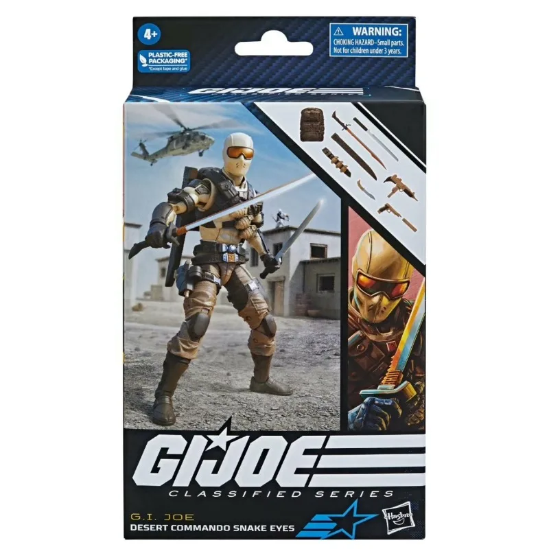 New Original Hasbro G.i. Joe Classified Series DESERT COMMANDO SNAKE EYES Action Figure Toys Gift Model
New Original Hasbro G.i. Joe Classified Series DESERT COMMANDO SNAKE EYES Action Figure Toys Gift Model