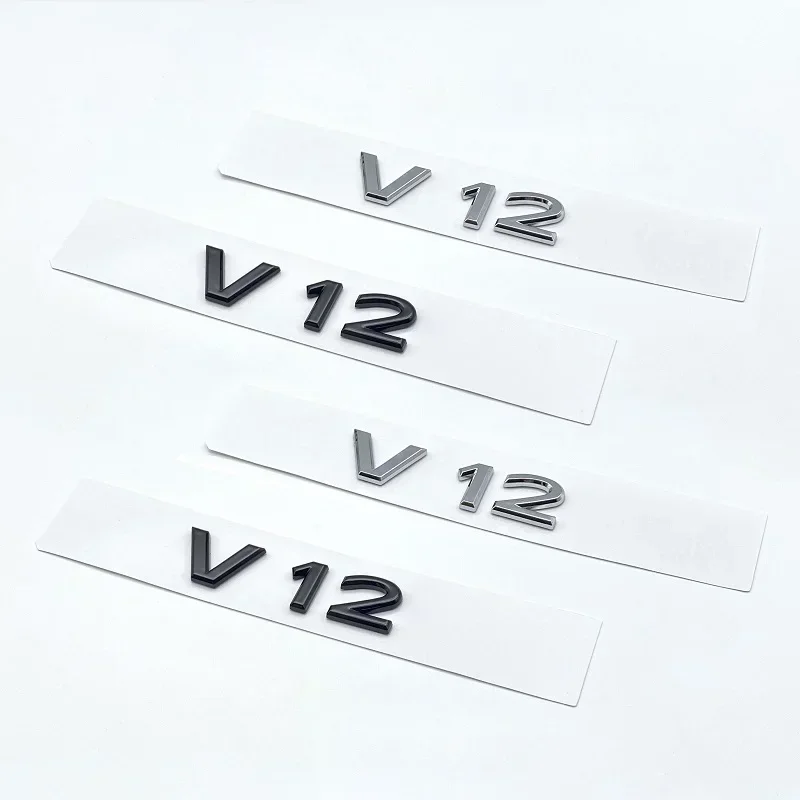 New Chrome Black Letters V12 Emblem for Benz Maybach S680 Car Fender Trunk Rear W221 W222 Logo Sticker
New Chrome Black Letters V12 Emblem for Benz Maybach S680 Car Fender Trunk Rear W221 W222 Logo Sticker
