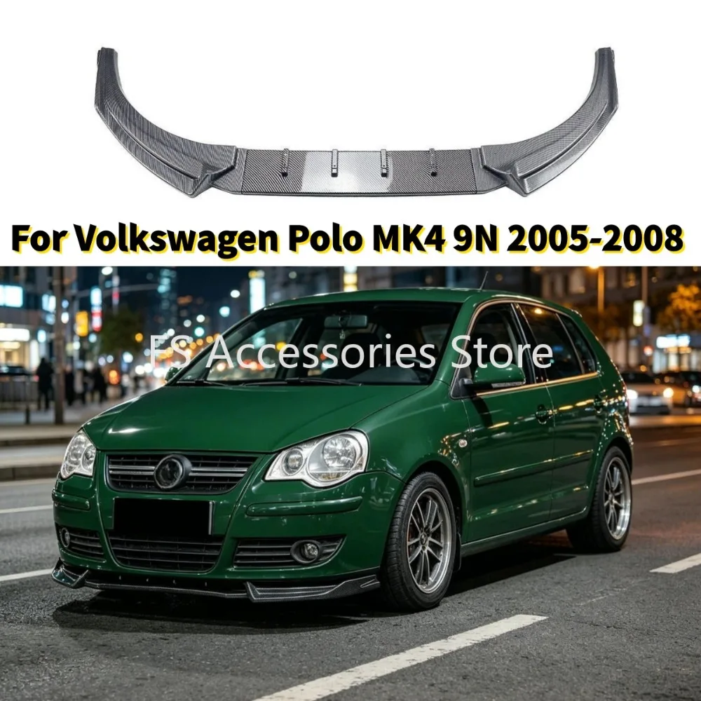 Front Bumper Lower Lip Protective Cover Decoration Accessories Kit Automoible For Volkswagen Polo MK4 9N 2005 2006 2007 2008
Front Bumper Lower Lip Protective Cover Decoration Accessories Kit Automoible For Volkswagen Polo MK4 9N 2005 2006 2007 2008