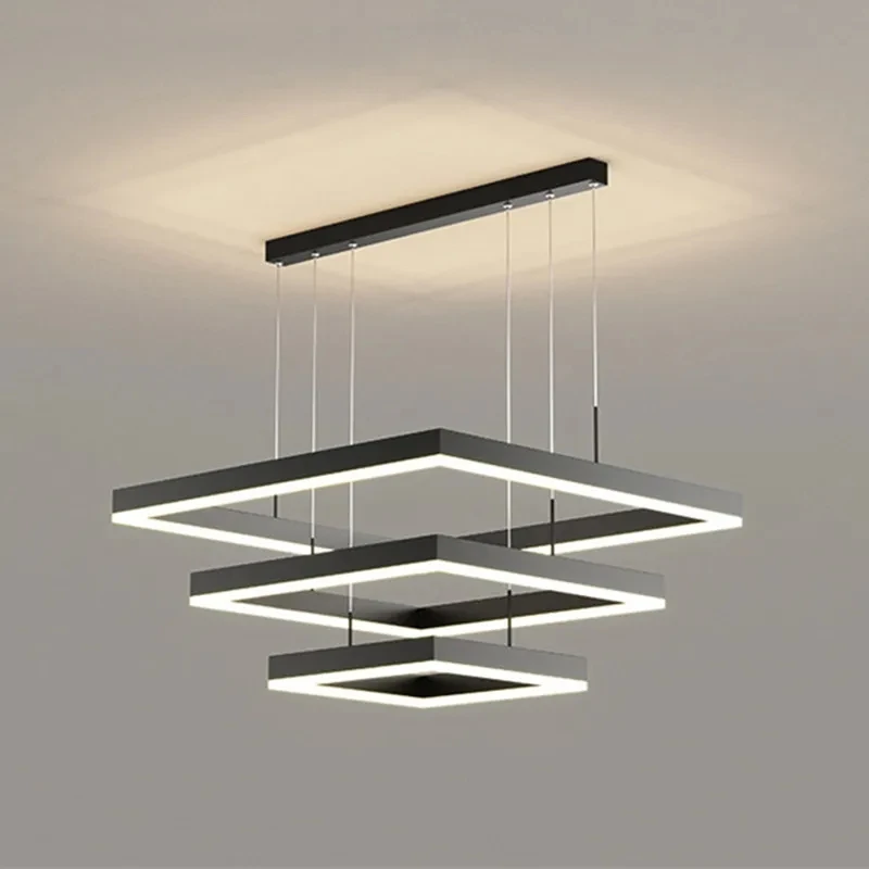 Modern Minimalism Led Chandelier Foyer Simple Pendant Chandelier Lighting Square Lustre Led Suspend Chandelier Lamp Led Light
Modern Minimalism Led Chandelier Foyer Simple Pendant Chandelier Lighting Square Lustre Led Suspend Chandelier Lamp Led Light