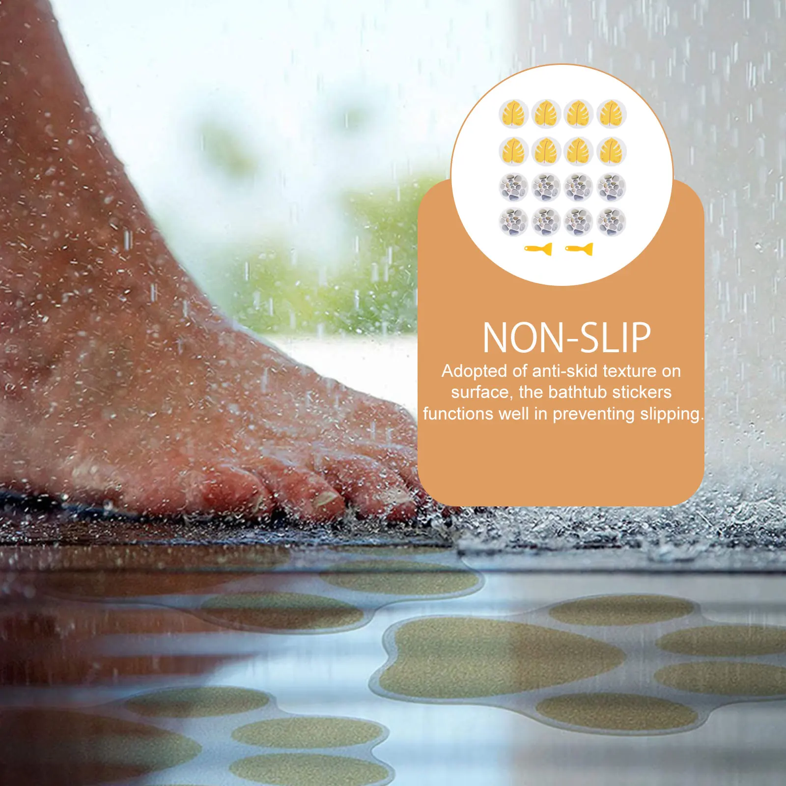 2 Sets Non slip Stickers Bathtub Playtime Stones Swimming Pool Anti skid Decals Household Children Bathroom Wall Adhesive Mats
2 Sets Non slip Stickers Bathtub Playtime Stones Swimming Pool Anti skid Decals Household Children Bathroom Wall Adhesive Mats