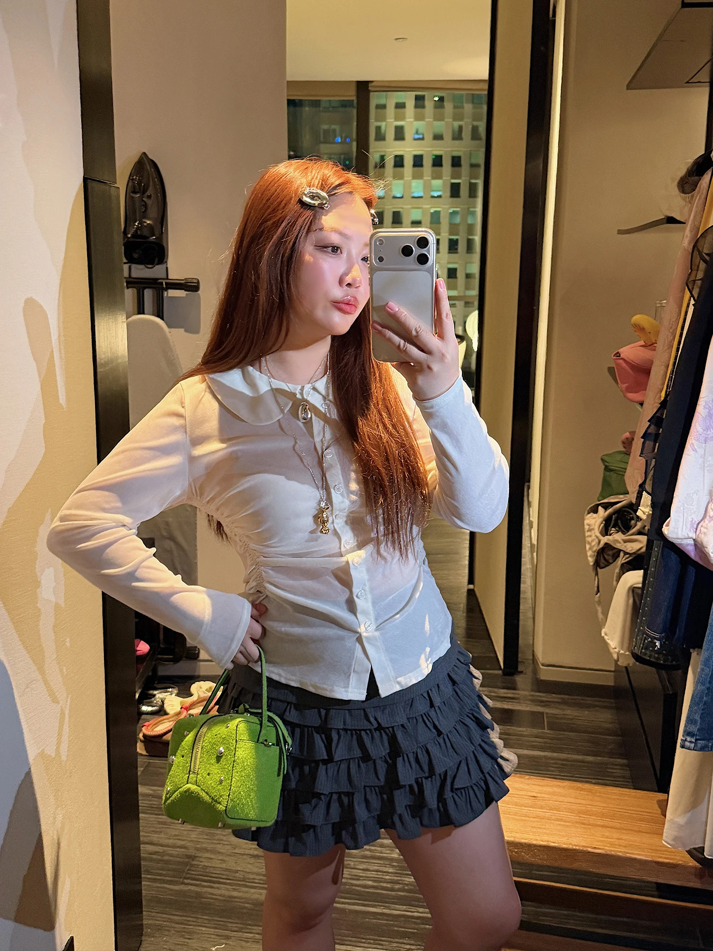 Dazi Velvet Doll Collar Slim Fit Women's Shirt Spring 2026 New Style Breathable Long Sleeve Casual Fashion plus Size Top
Dazi Velvet Doll Collar Slim Fit Women's Shirt Spring 2026 New Style Breathable Long Sleeve Casual Fashion plus Size Top