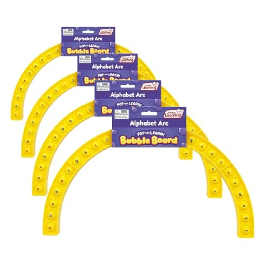 Alphabet Arc Bubble BoardDouble-Sided Ages 4-7 Letter Recognition K-2 Pack of 4
Alphabet Arc Bubble BoardDouble-Sided Ages 4-7 Letter Recognition K-2 Pack of 4