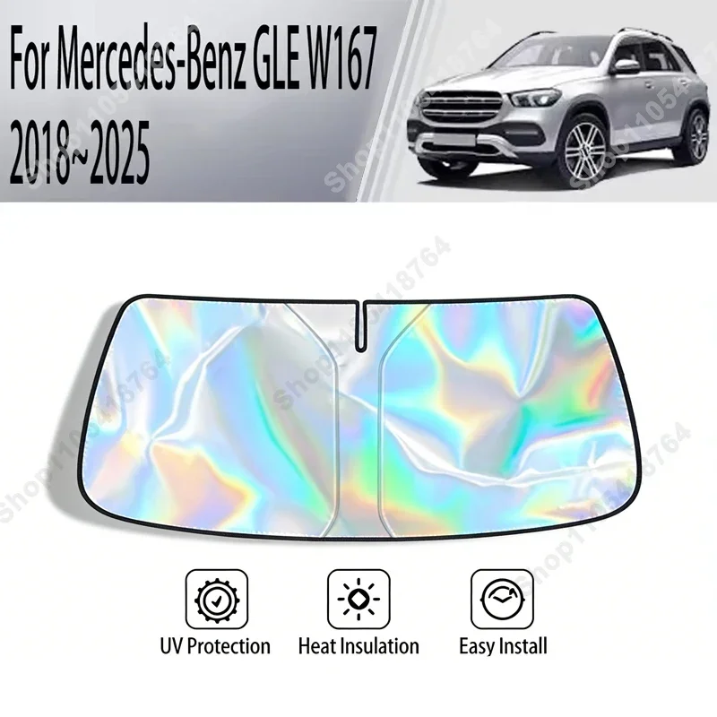 For Mercedes-Benz GLE W167 2018-2025 Sunshade Cover Car Windshield SunShades Sun UV Protector Cover Car Front Windscreen Cover
For Mercedes-Benz GLE W167 2018-2025 Sunshade Cover Car Windshield SunShades Sun UV Protector Cover Car Front Windscreen Cover