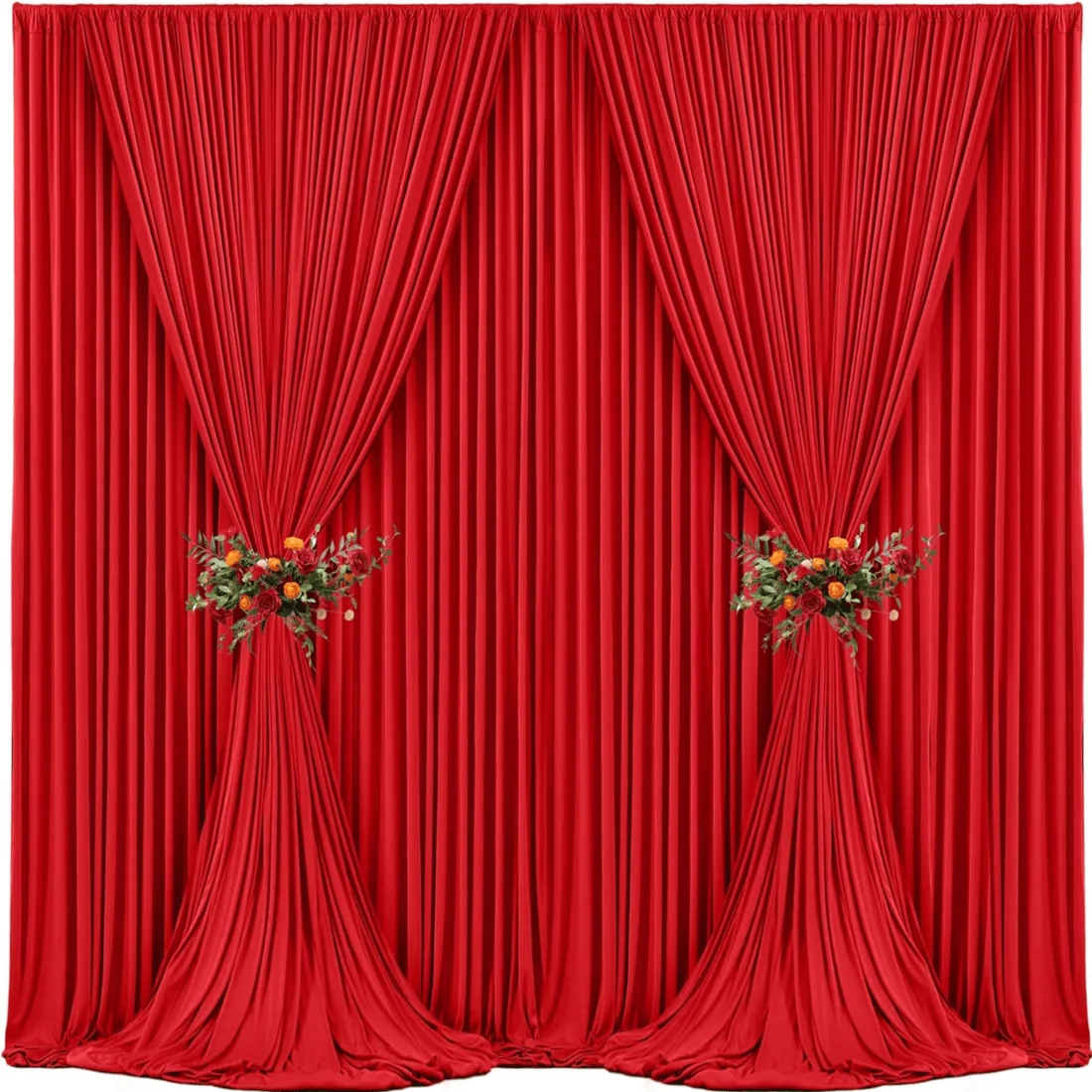 Red Polyester Curtain Backdrop For Party Wedding Photography Decor 5ft X 10ft
Red Polyester Curtain Backdrop For Party Wedding Photography Decor 5ft X 10ft