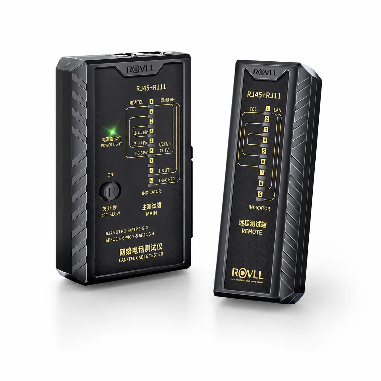 ROVLL RJ45 Cable Tester Network Ethernet LAN Wire Tester for RJ11 RJ12 Cat5 Cat5e Cat6 Cat7 UTP STP Telephone Cable Tool
ROVLL RJ45 Cable Tester Network Ethernet LAN Wire Tester for RJ11 RJ12 Cat5 Cat5e Cat6 Cat7 UTP STP Telephone Cable Tool