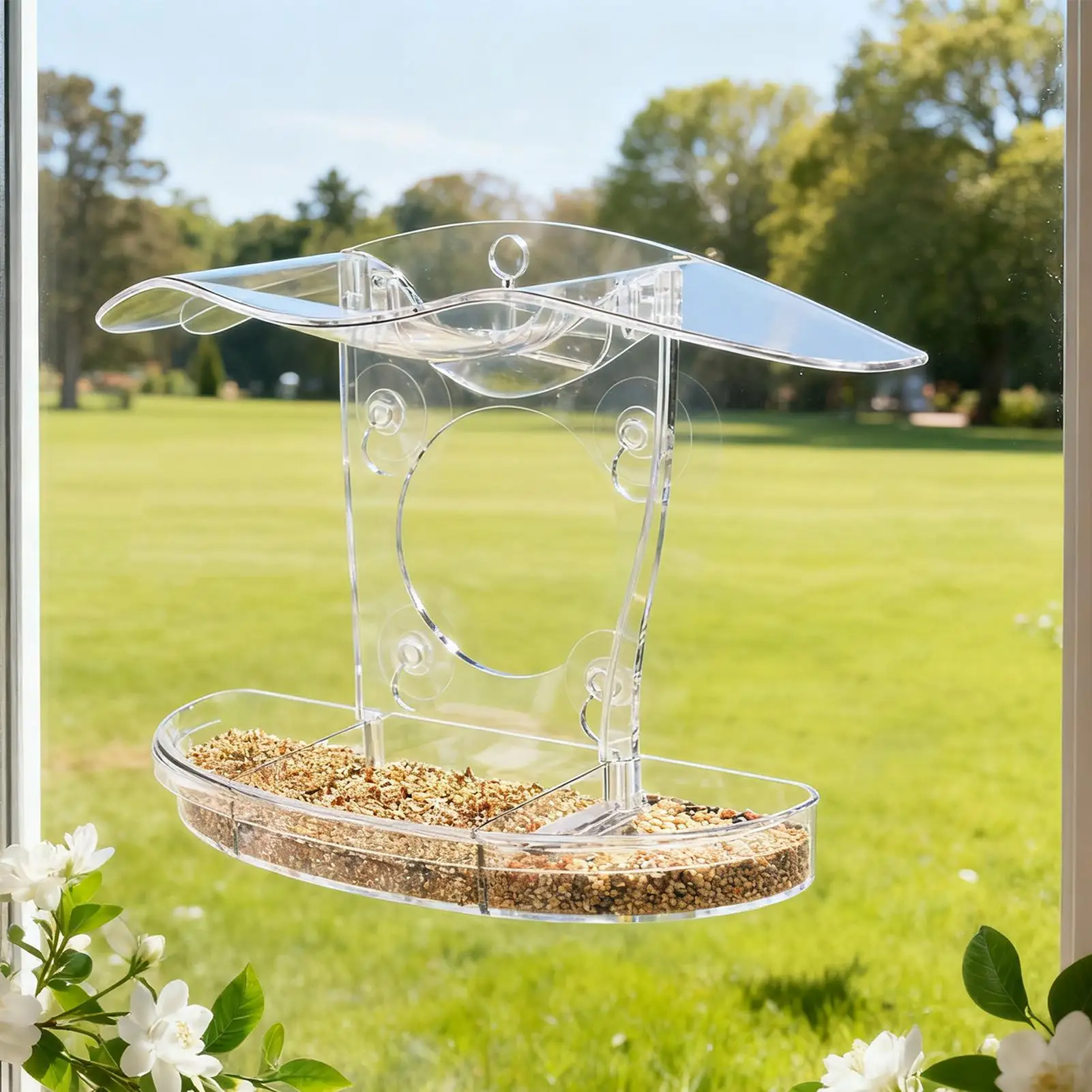 Window Bird Feeders Pet Feeding Stations With Suction Cups Acrylic Birdfeeders For Viewing For Macaws Parrots Sparrows Parakeets
Window Bird Feeders Pet Feeding Stations With Suction Cups Acrylic Birdfeeders For Viewing For Macaws Parrots Sparrows Parakeets