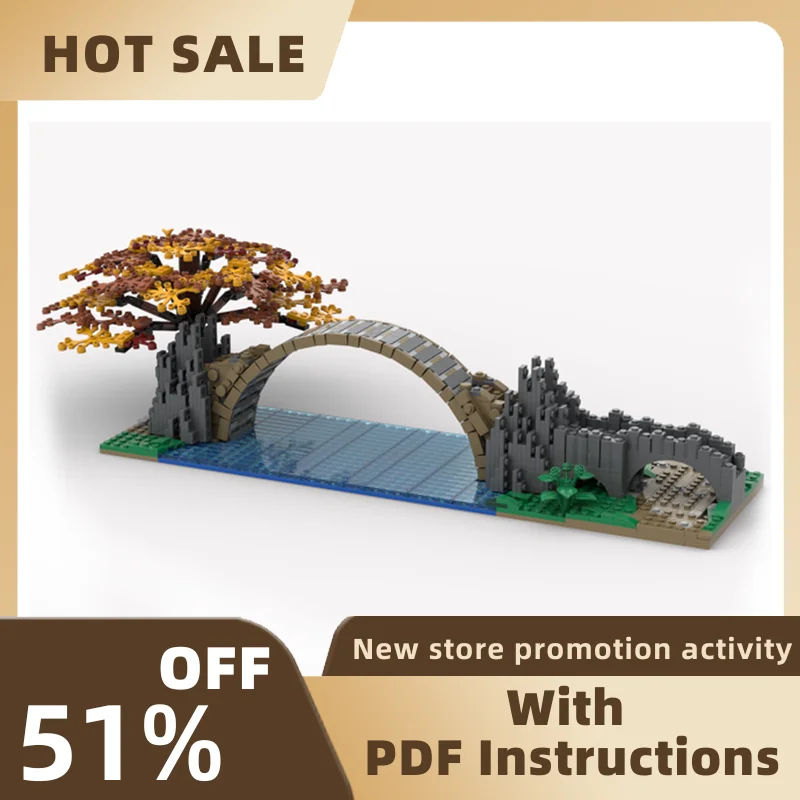 New City Hot Selling Street View Moc Modular Small Bridge Flowing Water Model Building Blocks Diy Creative Ideas Kids Toys Gift
New City Hot Selling Street View Moc Modular Small Bridge Flowing Water Model Building Blocks Diy Creative Ideas Kids Toys Gift