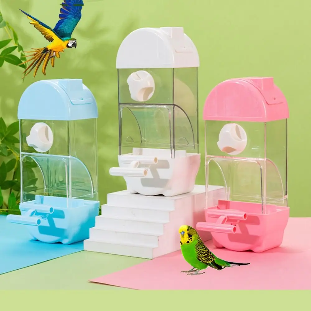 Transparent Bird Feeder Large Capacity Durable Bird Hanging Food Dispenser Convenient Automatic Bird Food Box Parrots
Transparent Bird Feeder Large Capacity Durable Bird Hanging Food Dispenser Convenient Automatic Bird Food Box Parrots