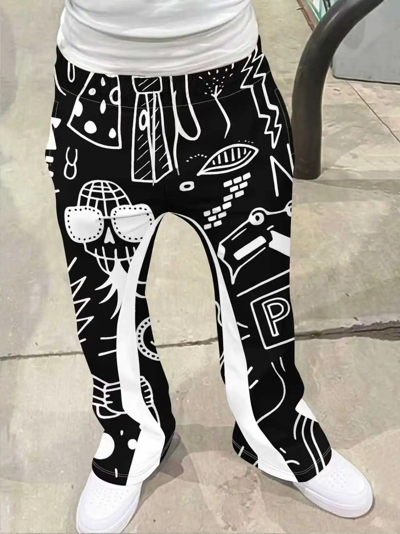 Y2k Flared Pants Streetwear Hip Hop Vintage Pants Men Loose 3D Print Trousers Casual Sweatpants Mid Waist Sporty Female Clothes
Y2k Flared Pants Streetwear Hip Hop Vintage Pants Men Loose 3D Print Trousers Casual Sweatpants Mid Waist Sporty Female Clothes