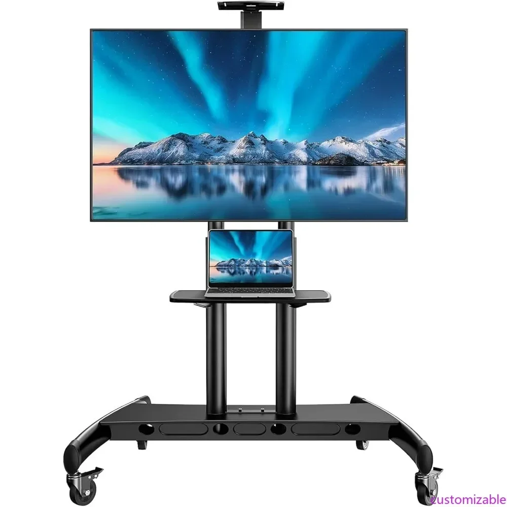 Хит продаж: Регулируемая напольная тележка PERLESMITH для телевизоров 55-90 дюймов с максимальным VESA 800x500 мм и регулируемой по высоте AV-полкой
Хит продаж: Регулируемая напольная тележка PERLESMITH для телевизоров 55-90 дюймов с максимальным VESA 800x500 мм и регулируемой по высоте AV-полкой