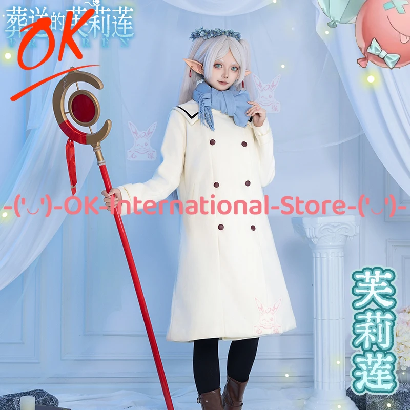 Frieren: Beyond Journey's End Winter Wool Cosplay Costume Mage Coat Anime Characters Outfit Halloween Carnival Party Uniform
Frieren: Beyond Journey's End Winter Wool Cosplay Costume Mage Coat Anime Characters Outfit Halloween Carnival Party Uniform