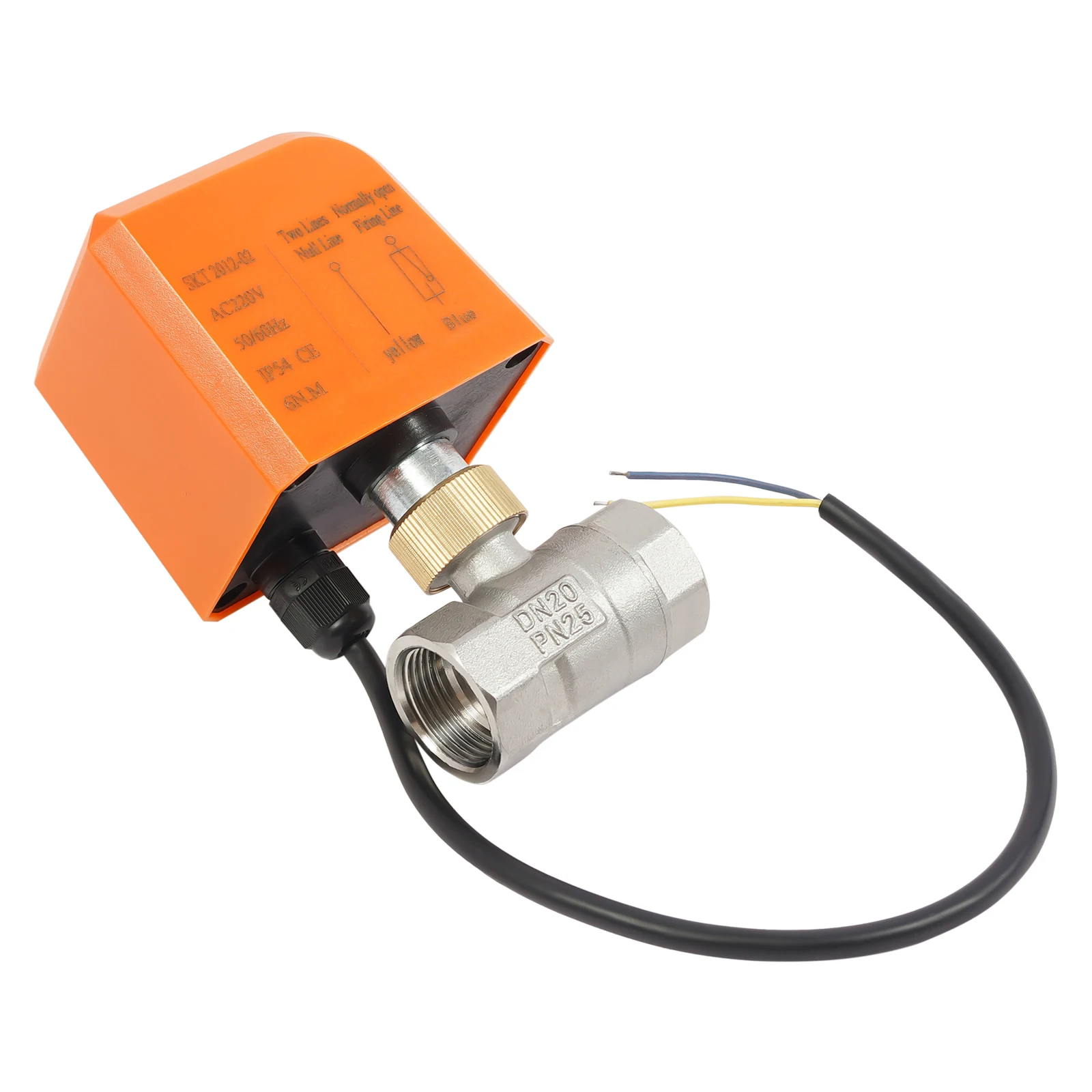 AC220V 3/4" Actuator Motorized Brass Valve 2-wire Brass Electric Ball Valve Normally Opened Motorized Ball Valve
AC220V 3/4" Actuator Motorized Brass Valve 2-wire Brass Electric Ball Valve Normally Opened Motorized Ball Valve