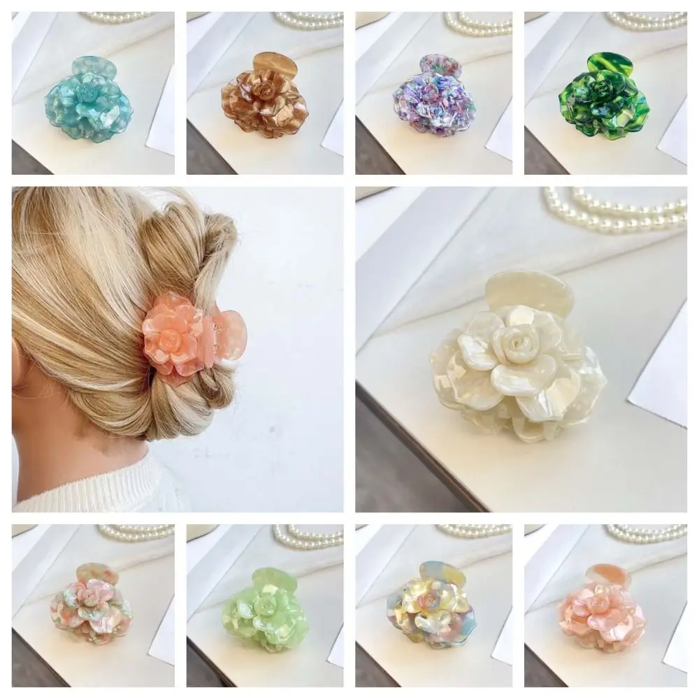 Fashion Elegant Camellia Hair Claw Korean Style Creative Flower Shark Clip Acrylic Hairgrips Acetic Acid Hair Claw Friends
Fashion Elegant Camellia Hair Claw Korean Style Creative Flower Shark Clip Acrylic Hairgrips Acetic Acid Hair Claw Friends