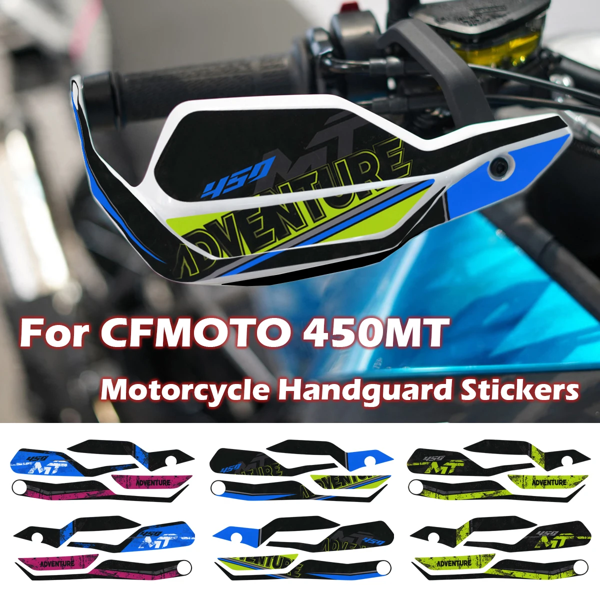 For CFMOTO CF Moto 450MT 450 MT ADVENTURE Motorcycle HandGuard Stickers Moto Handguard Decals Accessories Waterproof Decoration
For CFMOTO CF Moto 450MT 450 MT ADVENTURE Motorcycle HandGuard Stickers Moto Handguard Decals Accessories Waterproof Decoration
