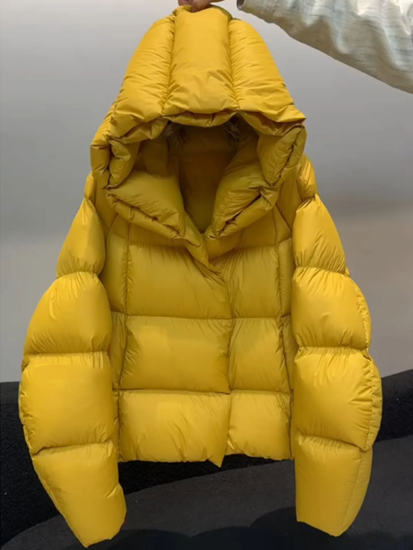 Sli ort Puffer Jaet Women's Yellow Foamy Winter Coat Thi Warm Ele Sle Regular Fit Du down White Du Feather
Sli ort Puffer Jaet Women's Yellow Foamy Winter Coat Thi Warm Ele Sle Regular Fit Du down White Du Feather