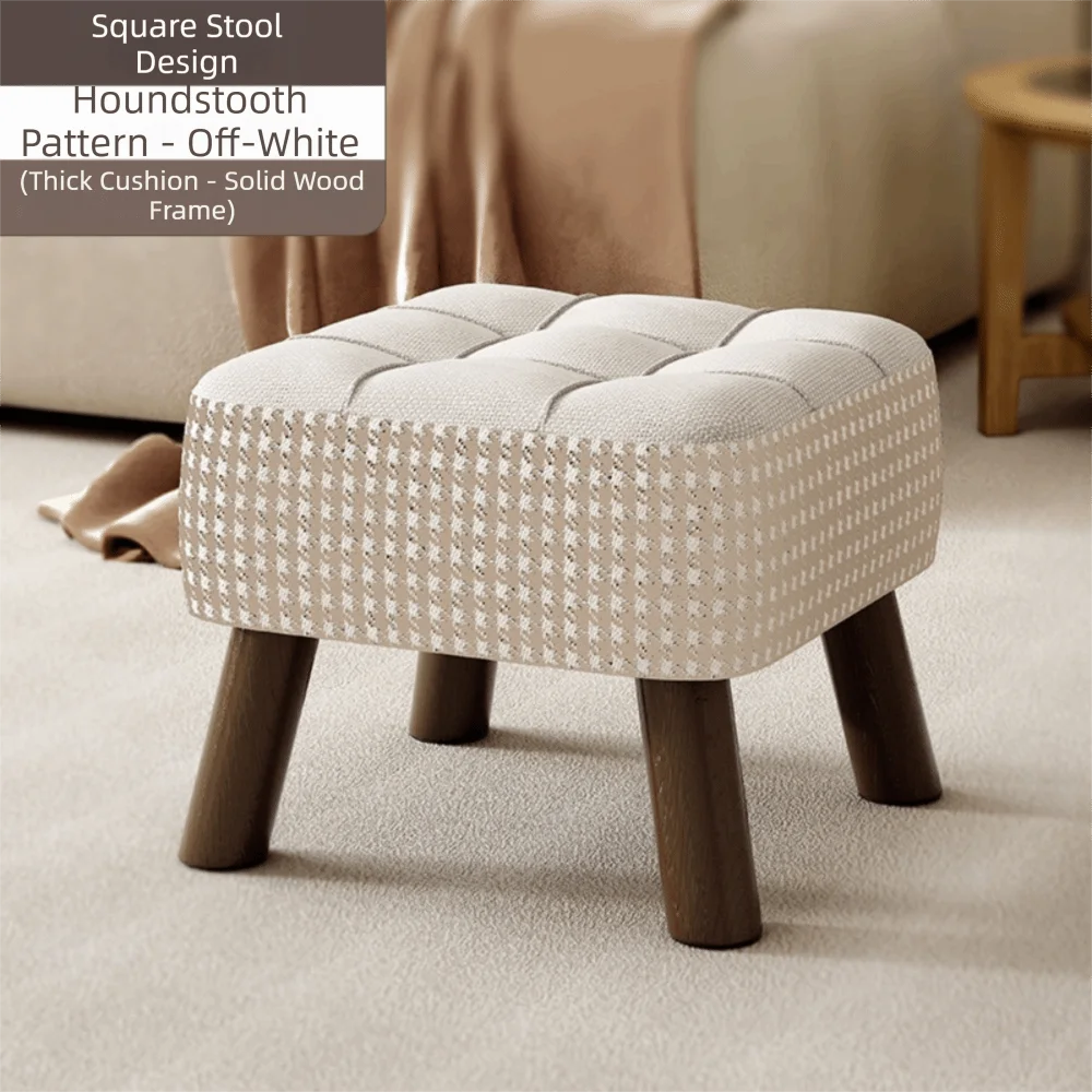 Soft Upholstered Seat Low Stool Sturdy Wooden Legs Lightweight Soft Pack Stool High-End Look Modern Design Ottoman Entryway
Soft Upholstered Seat Low Stool Sturdy Wooden Legs Lightweight Soft Pack Stool High-End Look Modern Design Ottoman Entryway
