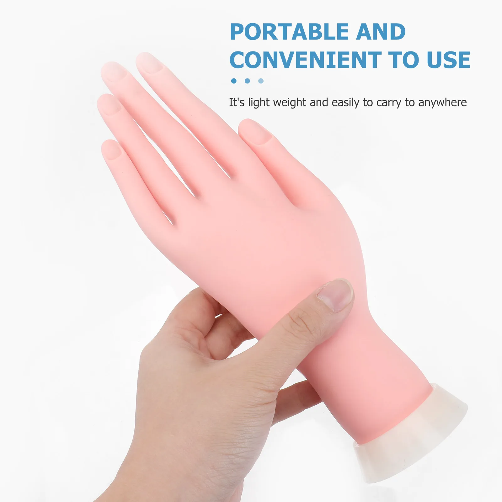 Manicurist Nail Hand Model Tools for Art Tips Insertable Nails Fake Movable Finger Practice Training
Manicurist Nail Hand Model Tools for Art Tips Insertable Nails Fake Movable Finger Practice Training