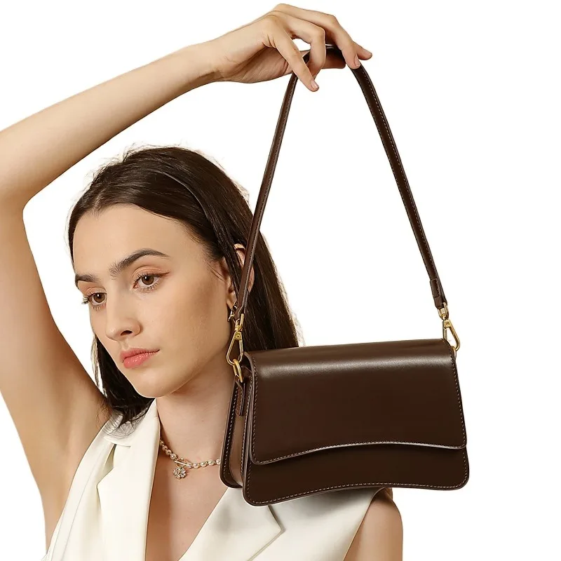 Осень-зима 2025 г., сумка-багет из натуральной кожи, сумка через плечо, женская сумка высокого качества, легкая роскошная универсальная трендовая сумка
Осень-зима 2025 г., сумка-багет из натуральной кожи, сумка через плечо, женская сумка высокого качества, легкая роскошная универсальная трендовая сумка